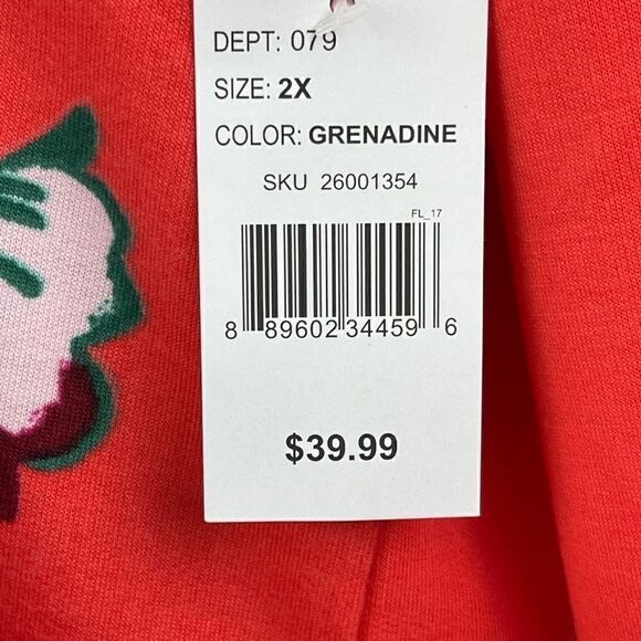 NWT All At Once Women’s Sweater Top Sizes 2X 3X XL - Picture 5 of 7